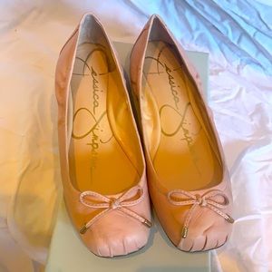 Jessica Simpson Shell Pink Melikah flats.